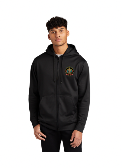 PBCFR 47 Moisture Wicking Light Weight Black Hoodie zip up