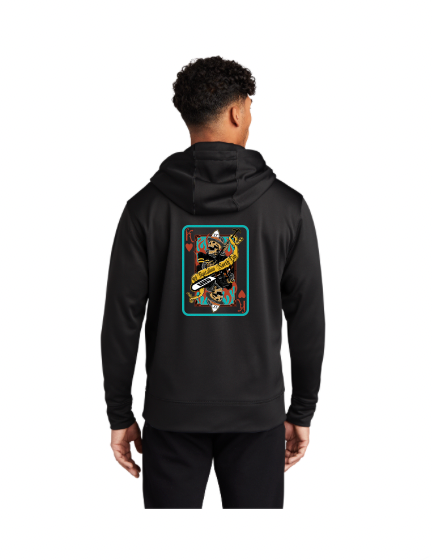 PBCFR 47 Moisture Wicking Light Weight Black Hoodie zip up