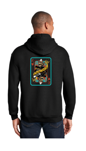 PBCFR 47 Black Gildan heavy weigh Hoodie with Front Pockets