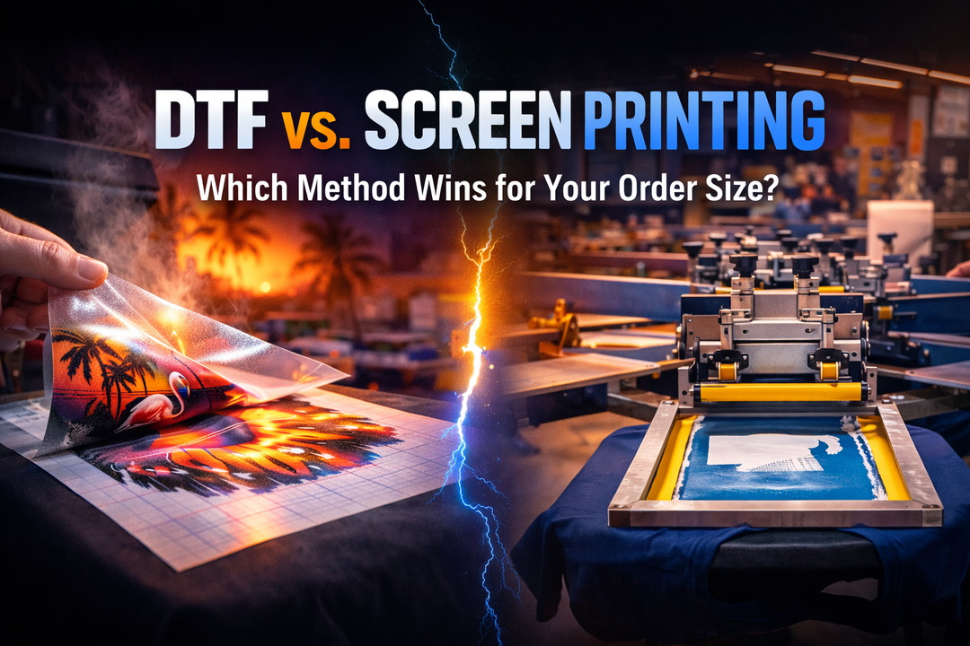 DTF printing compared with other decoration methods