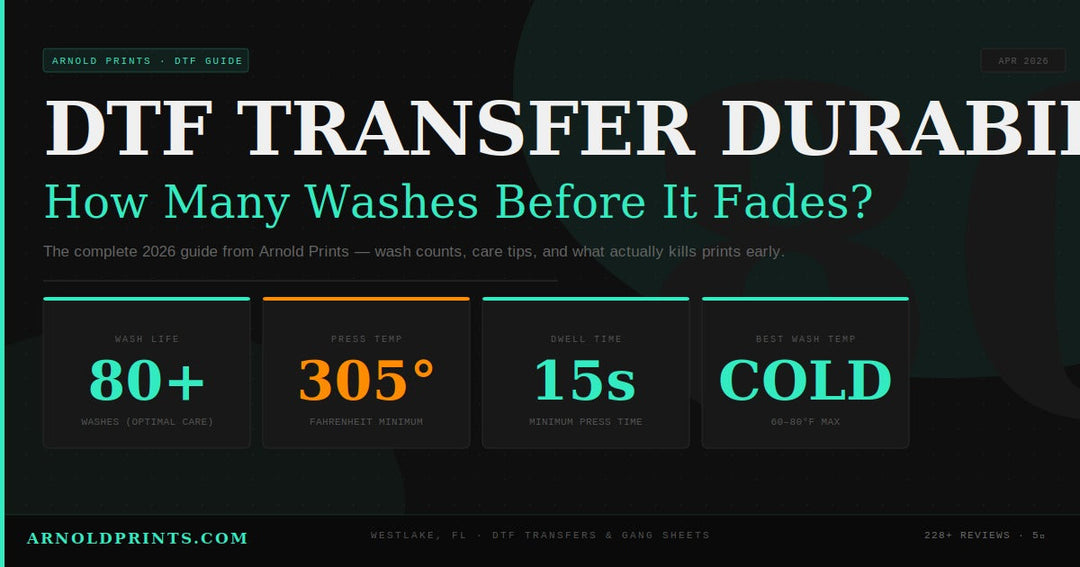 DTF Transfer Durability: How Many Washes Before It Fades?