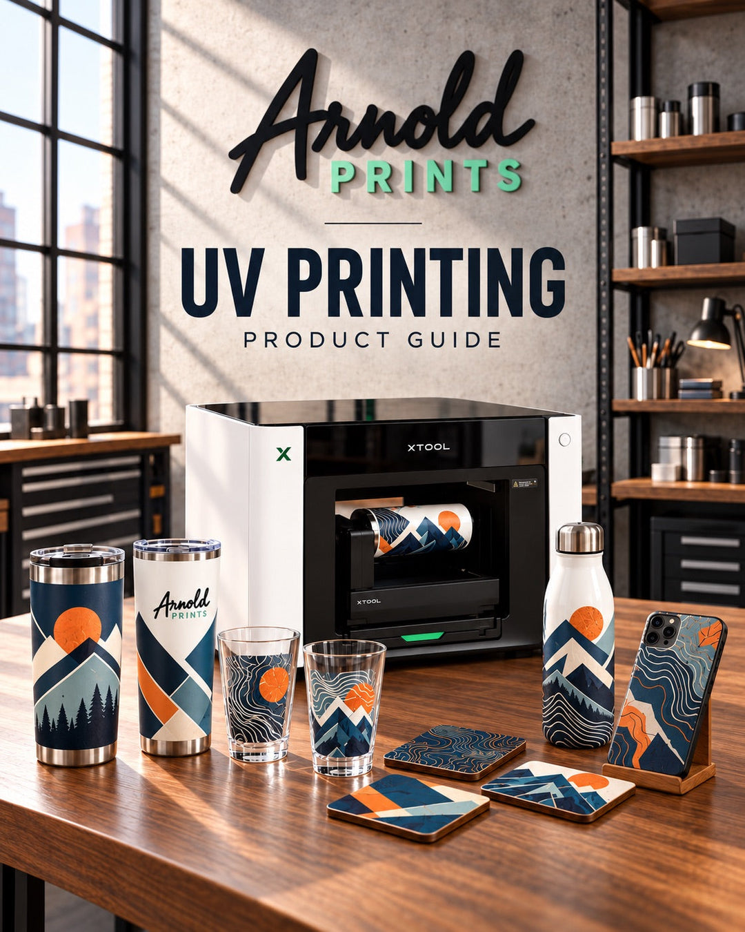 UV printing finishes including gloss, matte and raised texture
