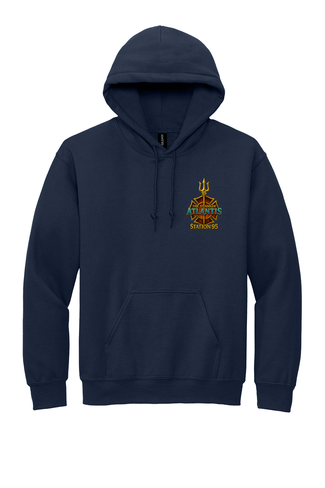 GAFR R95 Atlantis Navy Gildan heavy weight Hoodie with Front Pockets