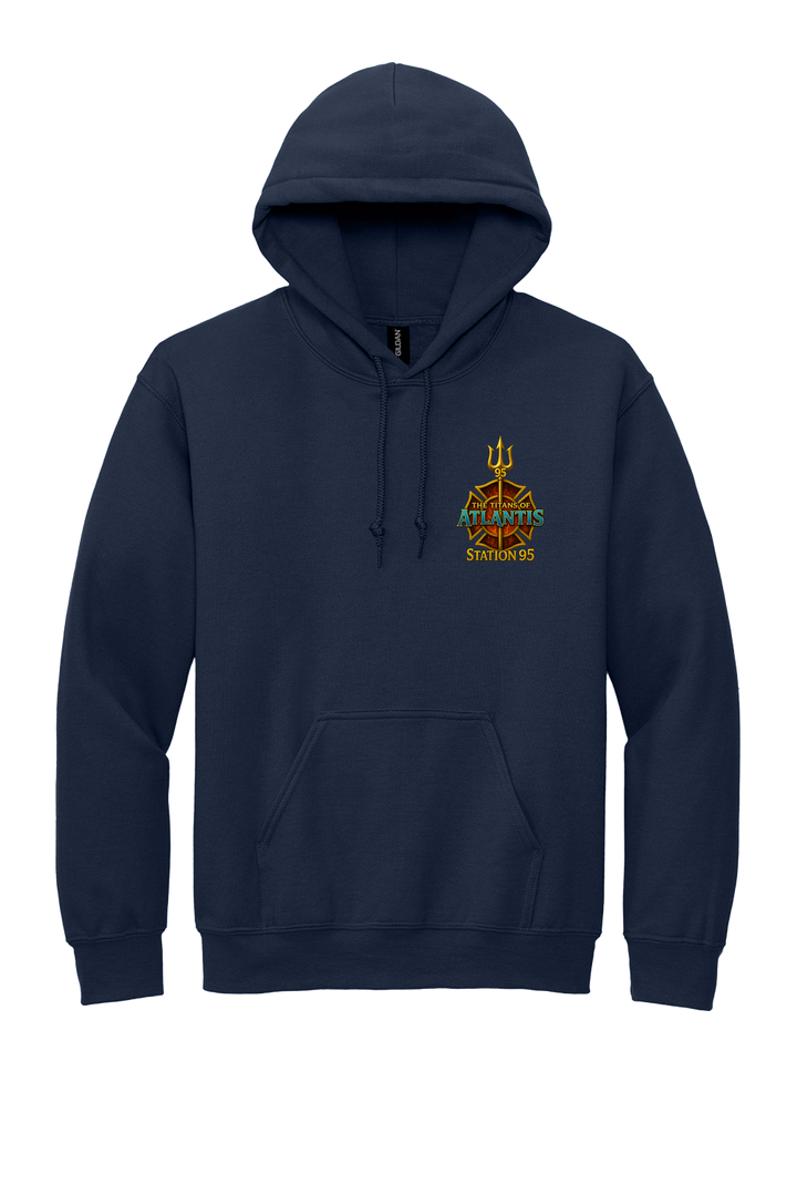 GAFR R95 Atlantis Navy Gildan heavy weight Hoodie with Front Pockets