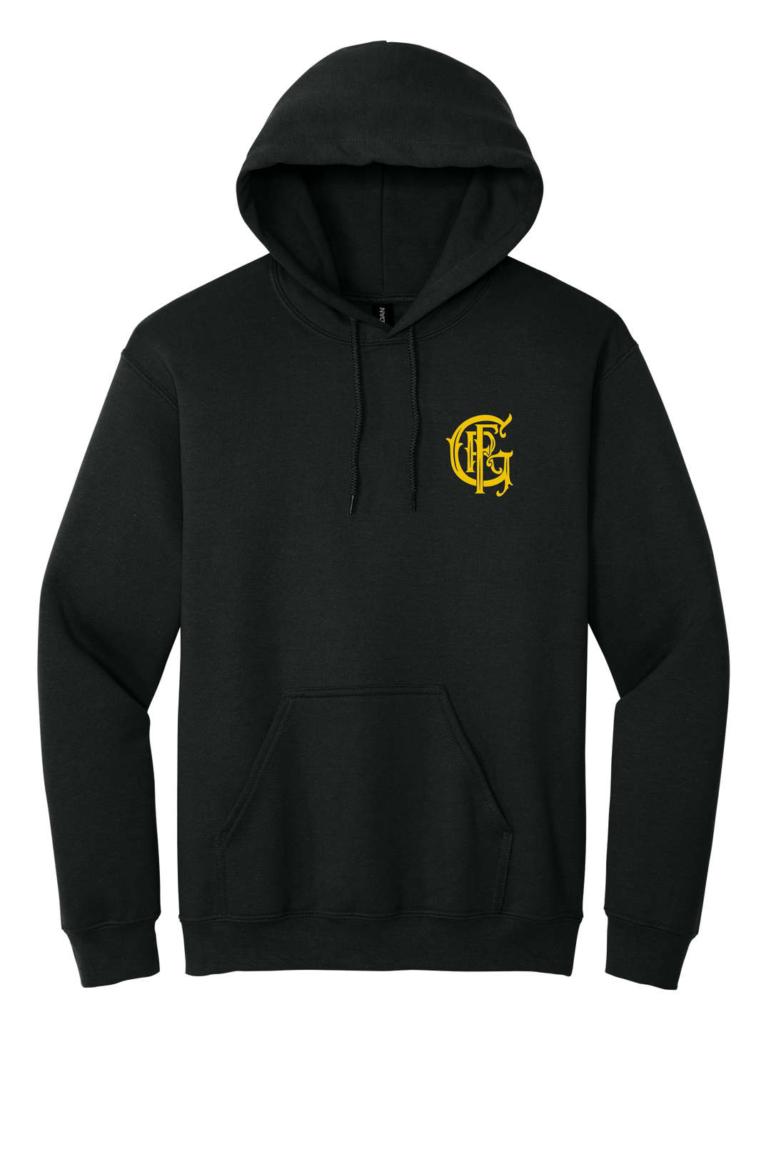 GFR R95 Kraken Black Gildan heavy weight Hoodie with Front Pockets