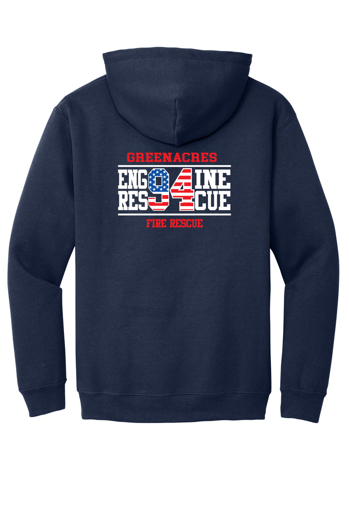 GAFR R94 Navy Gildan heavy weight Hoodie with Front Pockets