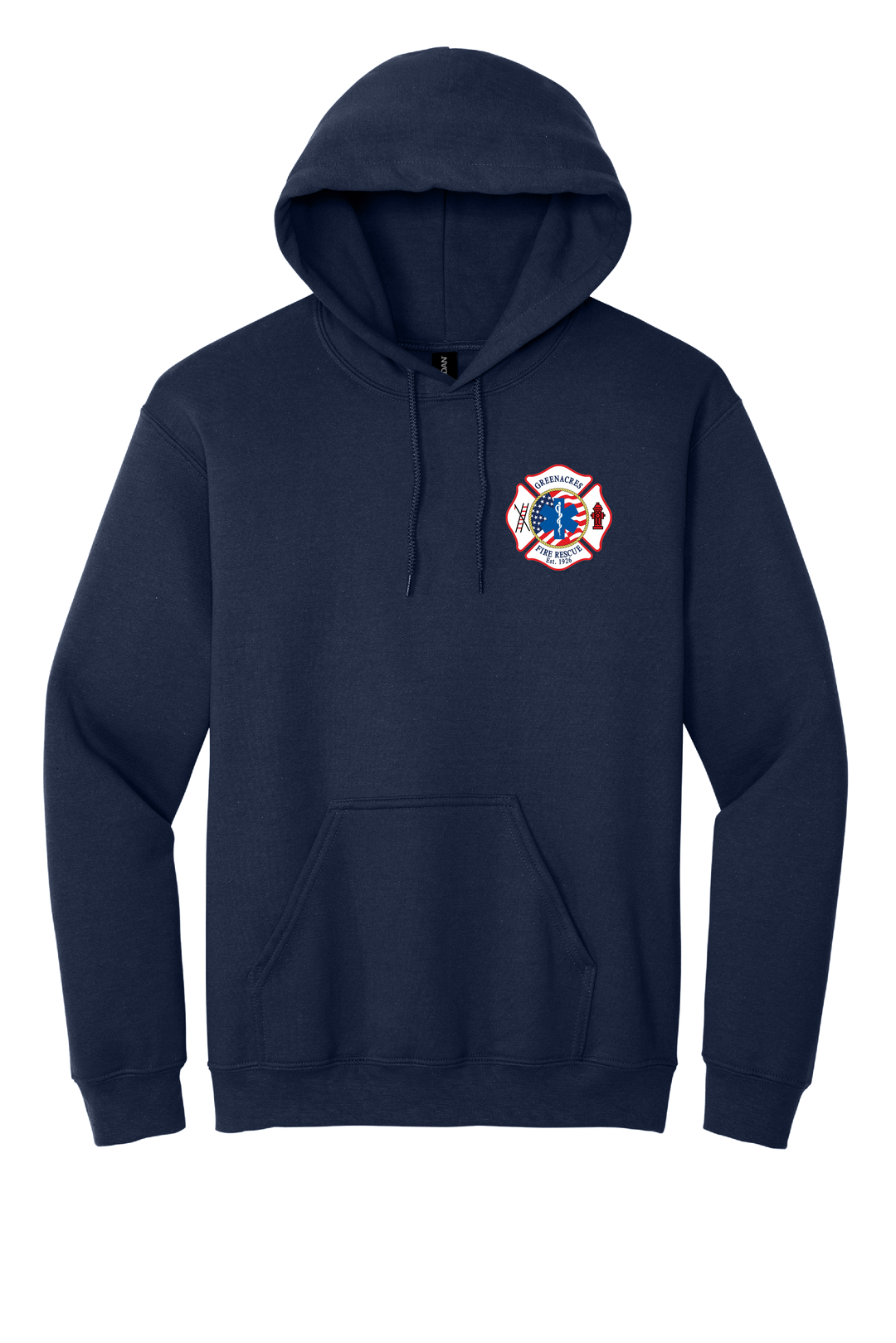 GFR Autism Navy Gildan heavy weight Hoodie with Front Pockets