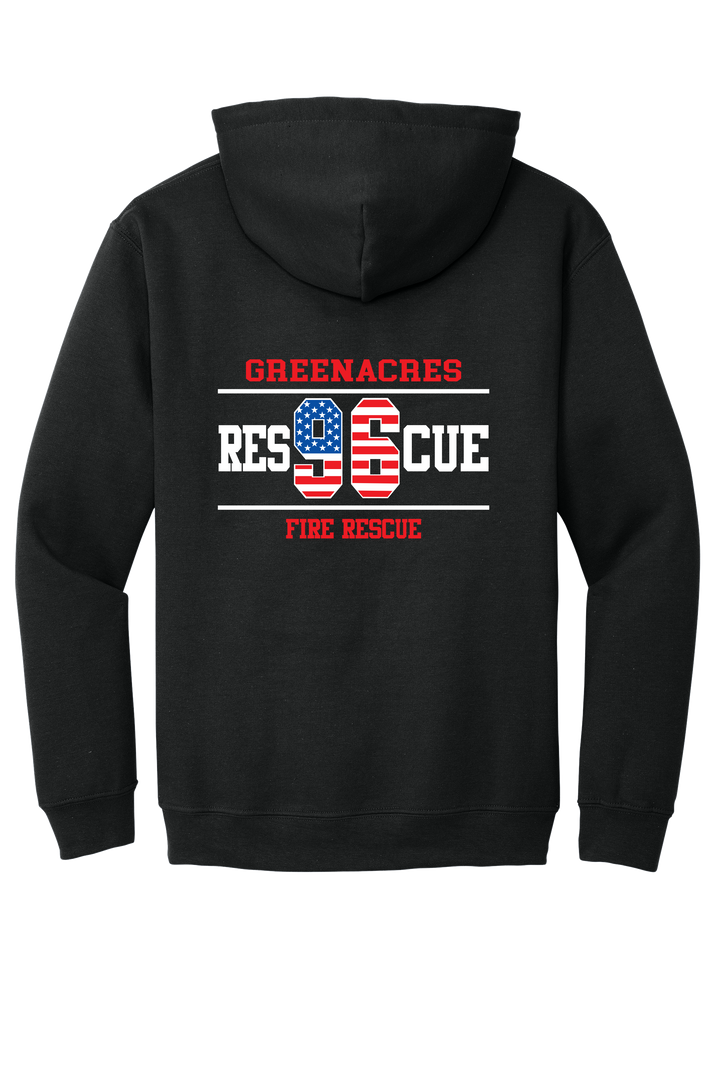 GFR R96 Flag Design Gildan Heavy Blend Hoodie Black