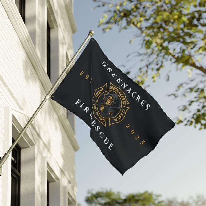 Greenacres Class 27 Green Reapers HORIZONTAL Flag R95— Double-Sided Flag 30"x60"