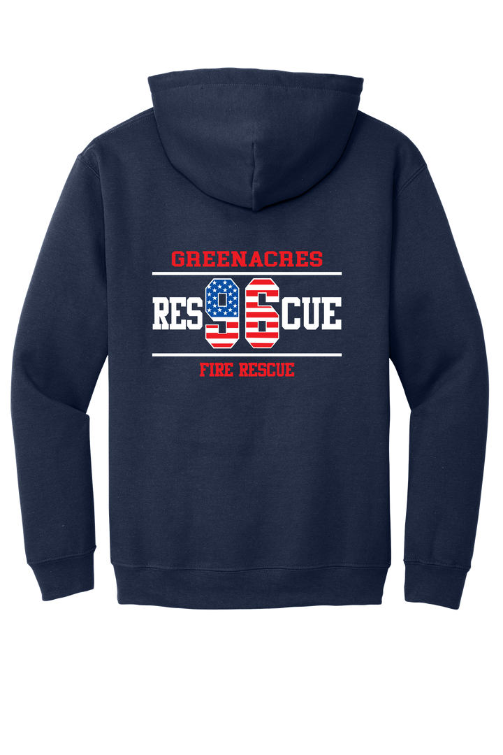 GFR R96 Flag Design Gildan Heavy Blend Hoodie Navy