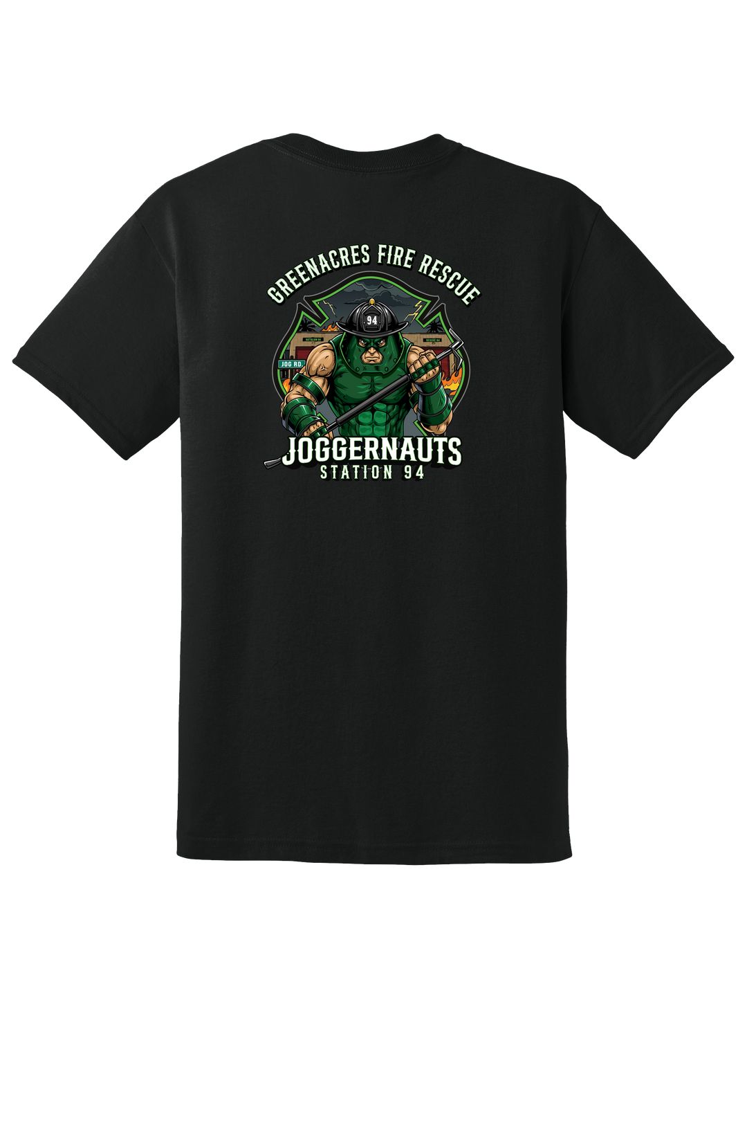 GAFR Juggernaut 94 50/50 DryBlend Short Sleeve Crew Neck Black