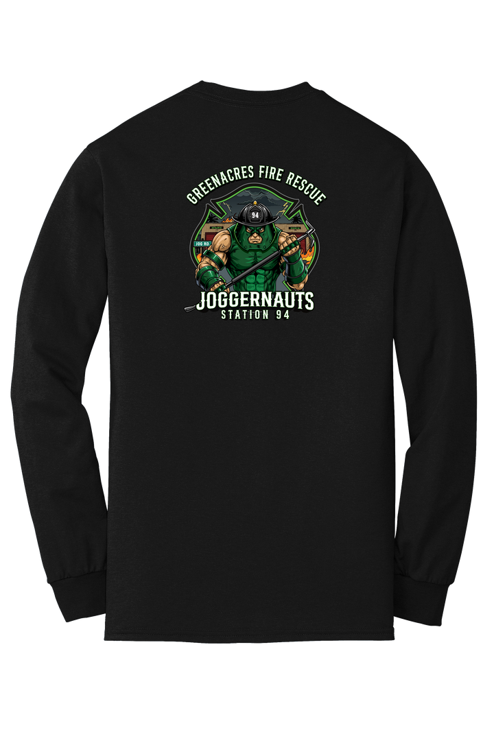 GAFR R94 Juggernaut 50/50 DryBlend Long Sleeve Crew Neck Black