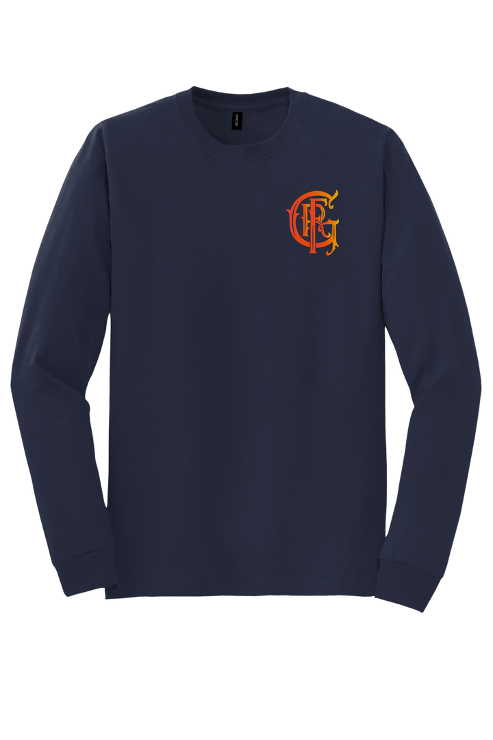 GFR R96 Bomberos DryBlend 50/50 Long Sleeve Crew Neck Navy