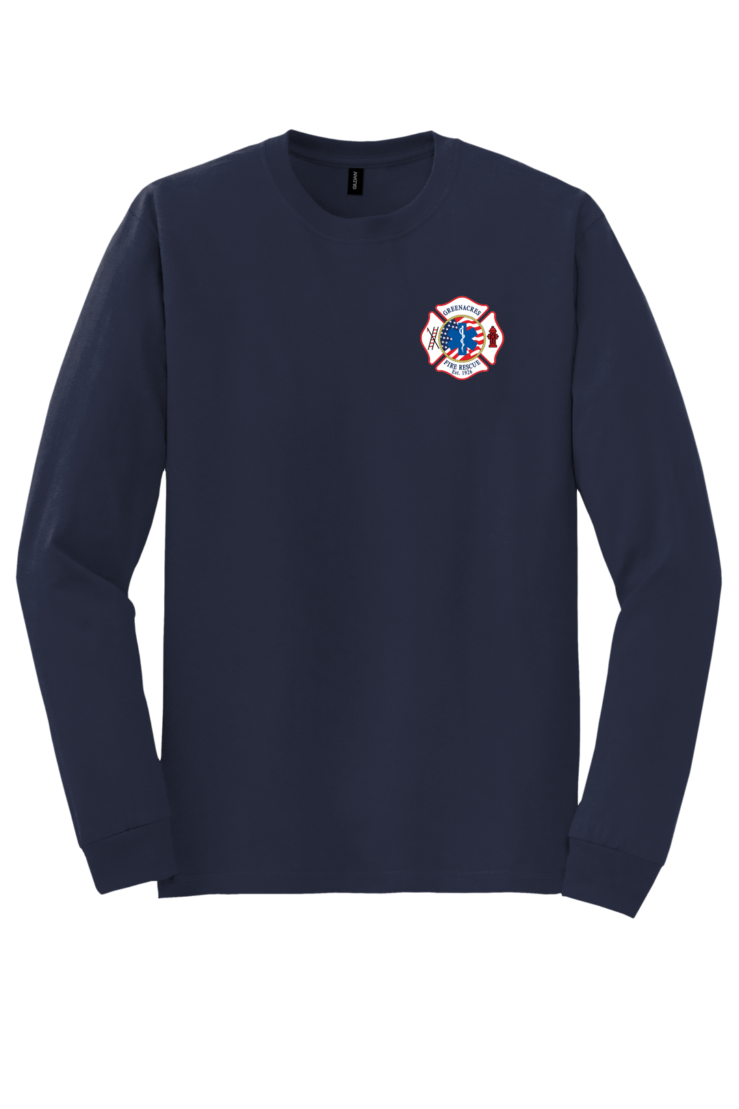 GFR R94 Flag DryBlend 50/50 Long Sleeve Crew Neck Navy