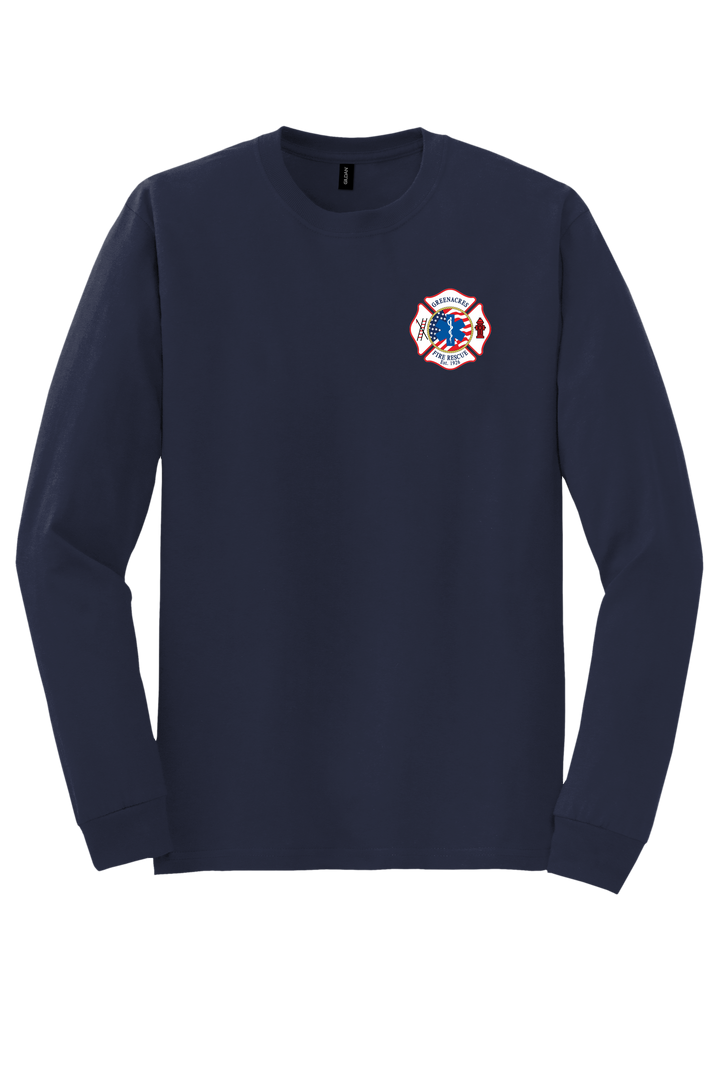 GFR R94 Flag DryBlend 50/50 Long Sleeve Crew Neck Navy