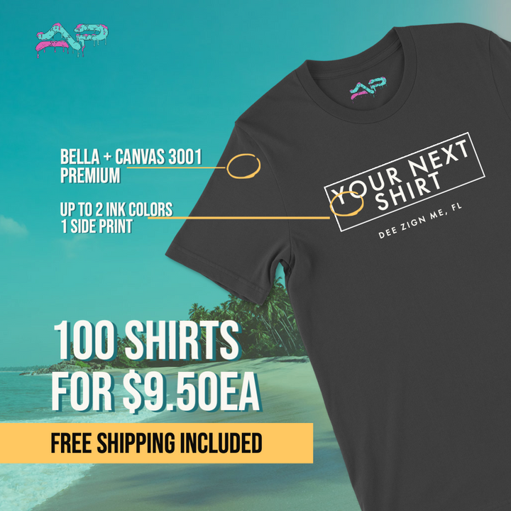 Arnold Prints 100 Shirt Sale Ad $9.50ea