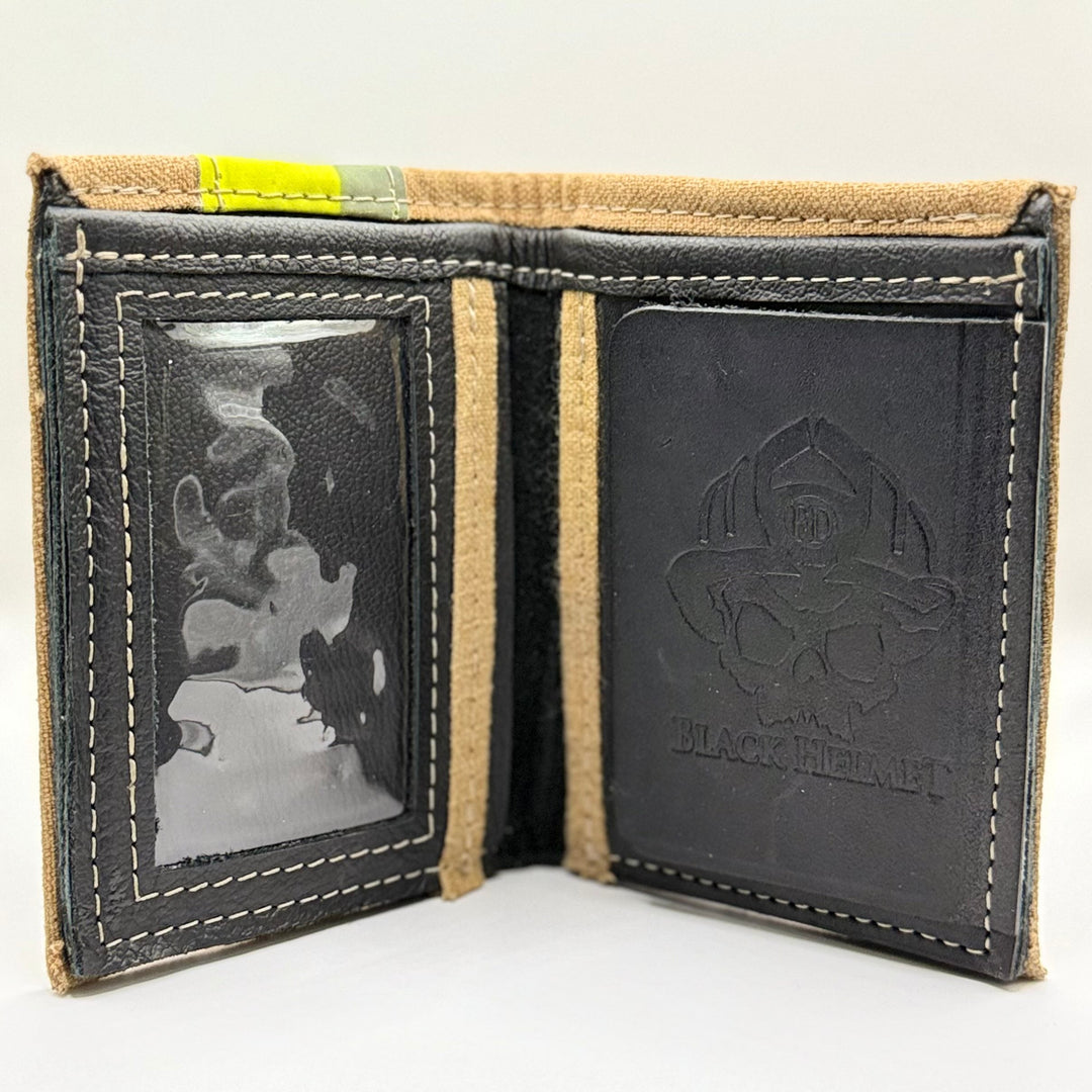 Badge Bifold Used Bunker Gear Wallet