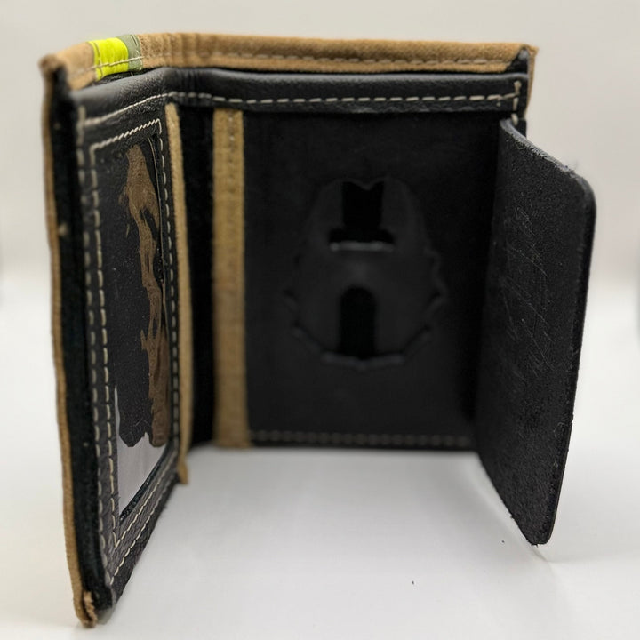 Badge Bifold Used Bunker Gear Wallet