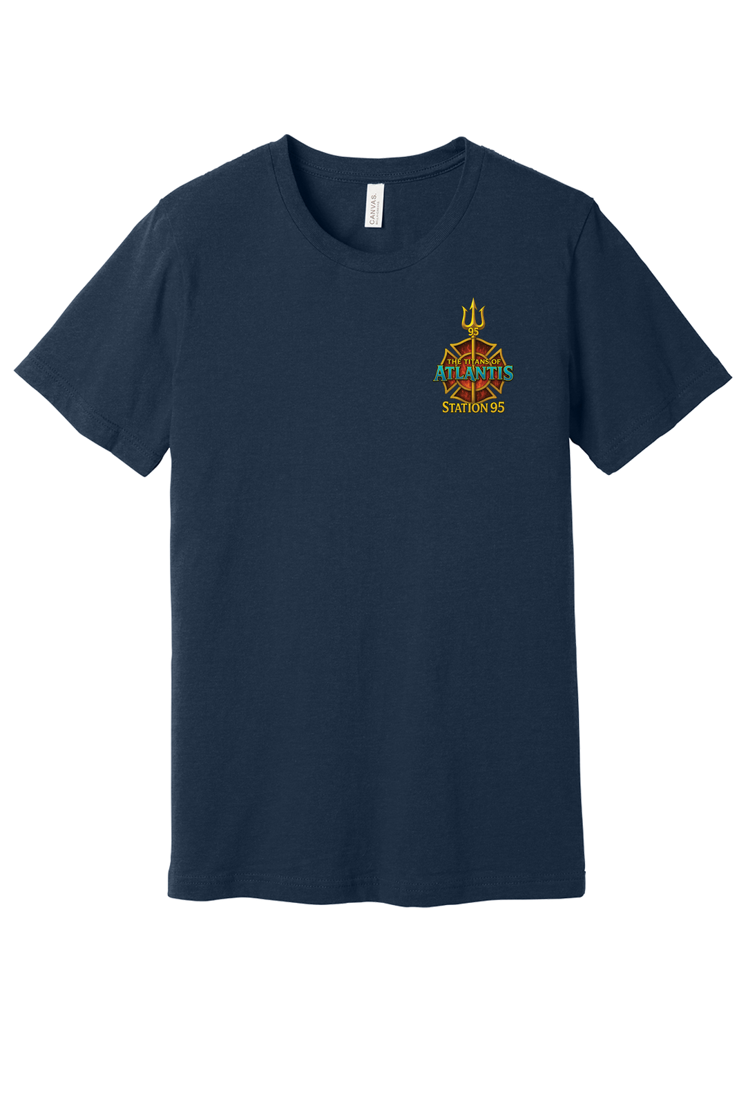 GFR R95 Atlantis Short Sleeve Navy Crew Neck 52/48 Poly Cotton