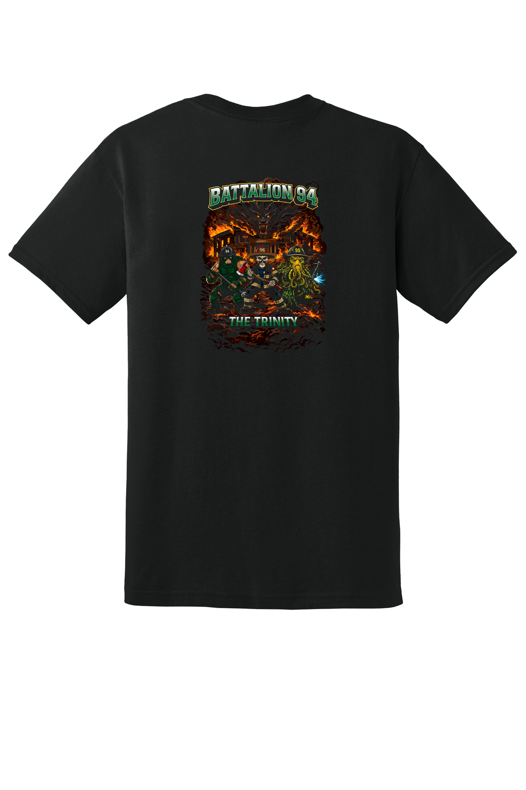 GFR Battalion 94 Trinity 50/50 DryBlend Short Sleeve Crew Neck Black