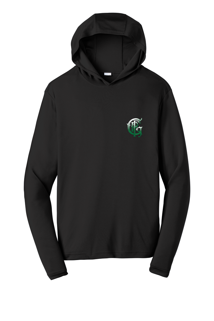 GFR Battalion 94 Trinity Black 100% Poly Moisture-Wicking Long Sleeve Hoodie