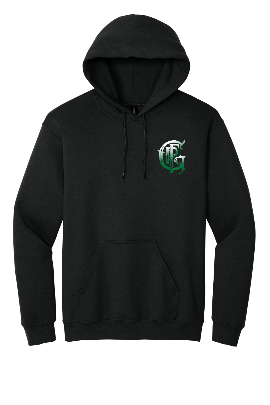 GFR Battalion 94 Trinity Heavy Blend Hoodie Black – front