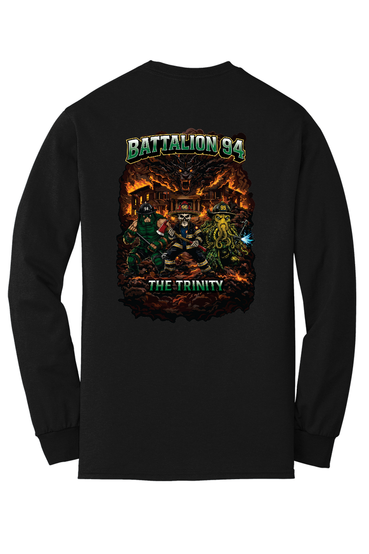 GFR Battalion 94 Trinity 50/50 DryBlend Long Sleeve Black – back