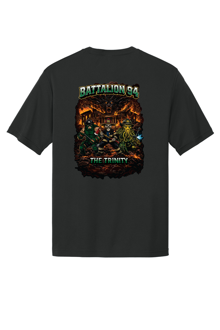 GFR Battalion 94 Trinity Wicking Poly Short Sleeve Black – back