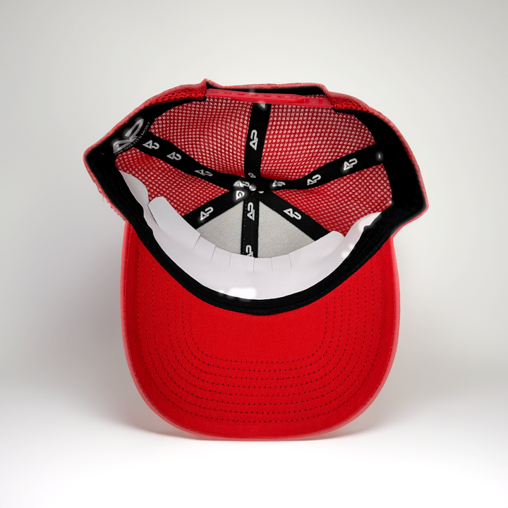 Ash Ketchum Trainers Hat with 3D Puff Embroidery and adjustable Snapback Mesh Hat | AP (