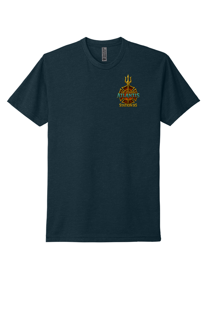 GAFR R95 Atlantis Short Sleeve Navy Crew Neck 60/40 Poly Cotton