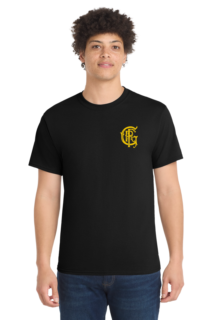 TALL VERSION GFR R95 KRAKEN Black  50/50 blend Short Sleeve Crew Neck