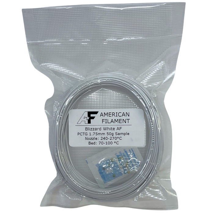 Blizzard White AF 1.75mm PCTG Filament