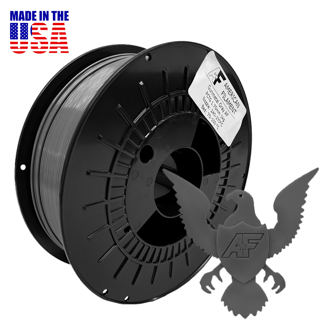 Gunmetal Gray AF 1.75mm PCTG Filament