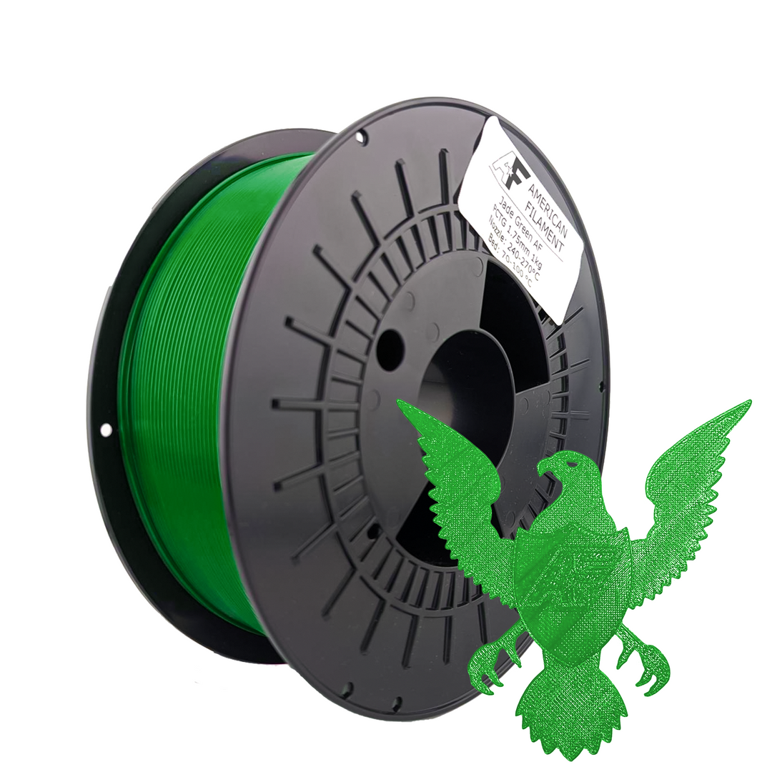 Transparent Jade Green AF 1.75mm PCTG Filament
