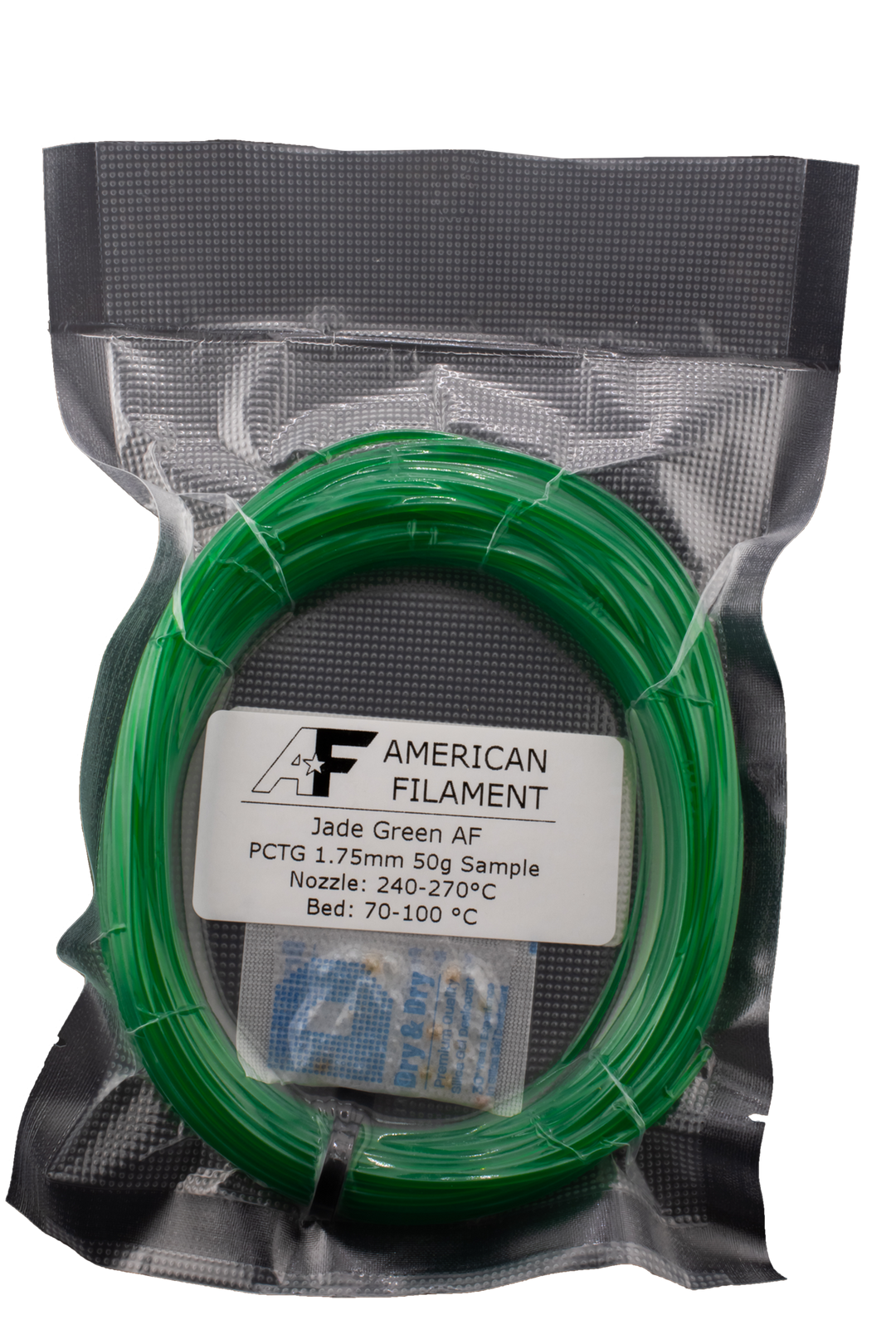 Transparent Jade Green AF 1.75mm PCTG Filament