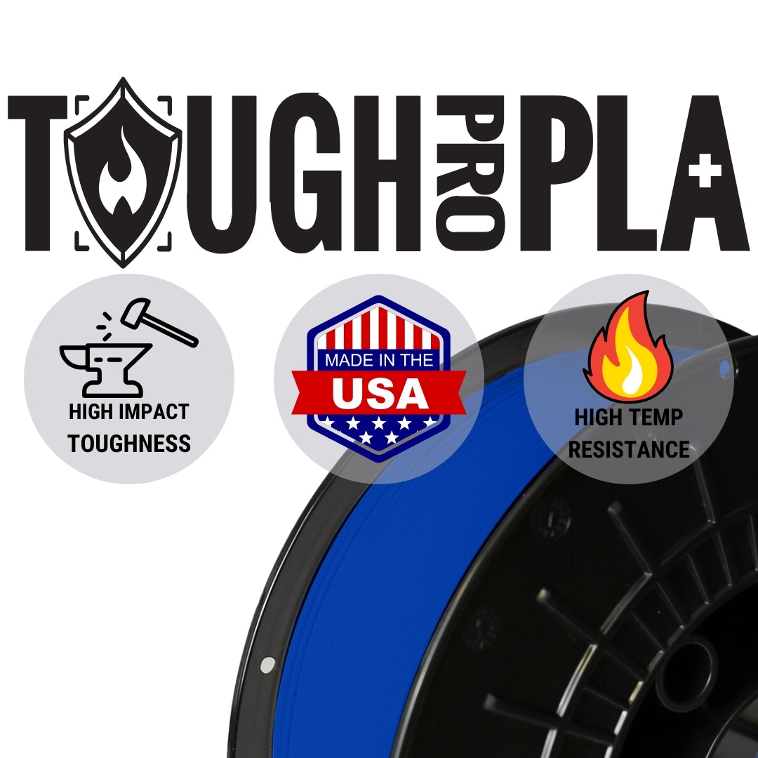 Safety Orange AF 1.75mm Tough Pro PLA+ Filament Made in the USA!