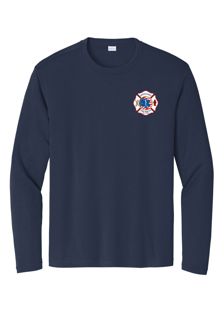 GFR R94 Flag DryBlend 50/50 Long Sleeve Crew Neck Navy
