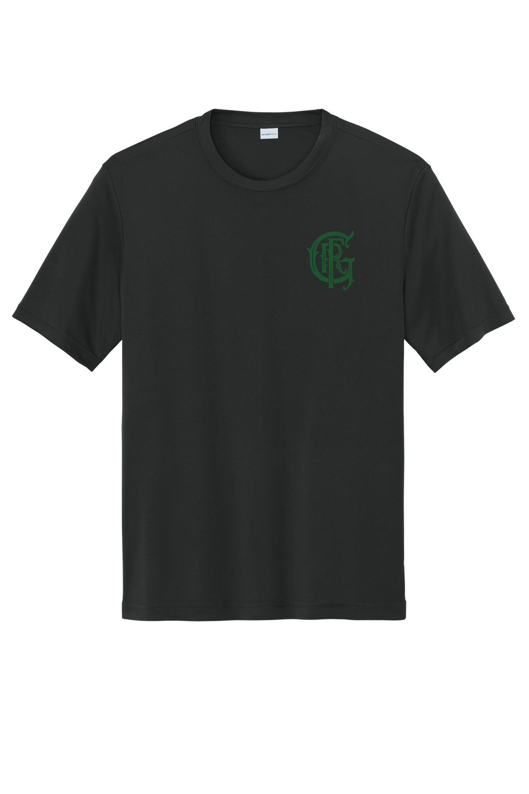 GAFR R94 Juggernaut Wicking 100% Poly Short Sleeve Crew Neck Black