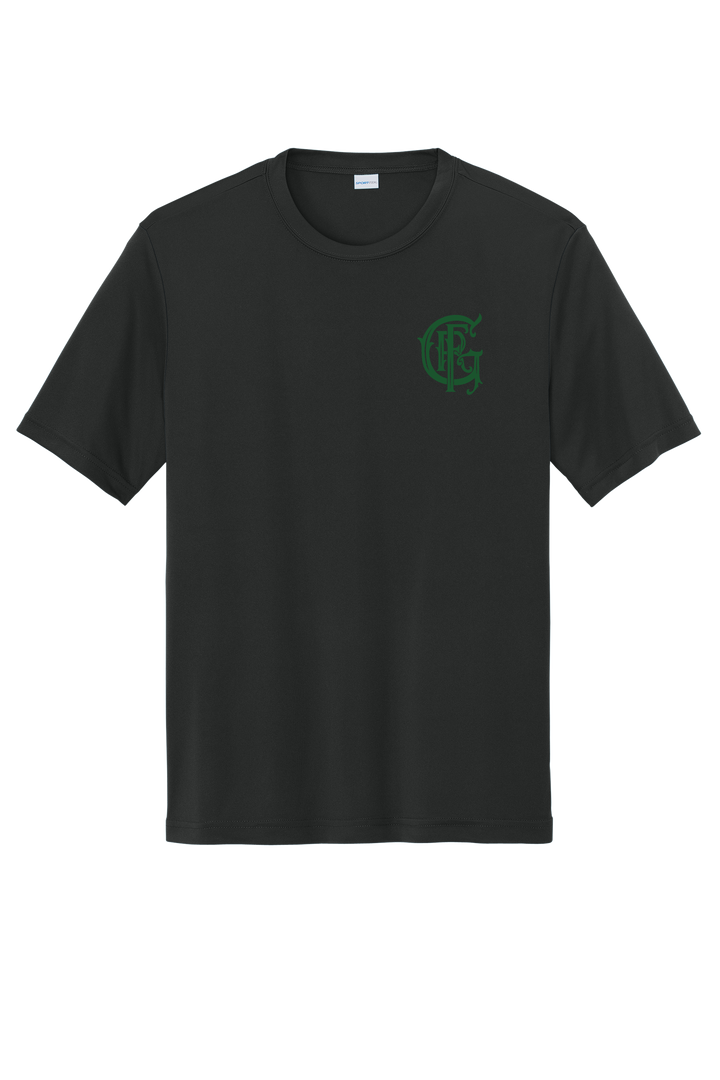 GAFR R94 Juggernaut Wicking 100% Poly Short Sleeve Crew Neck Black