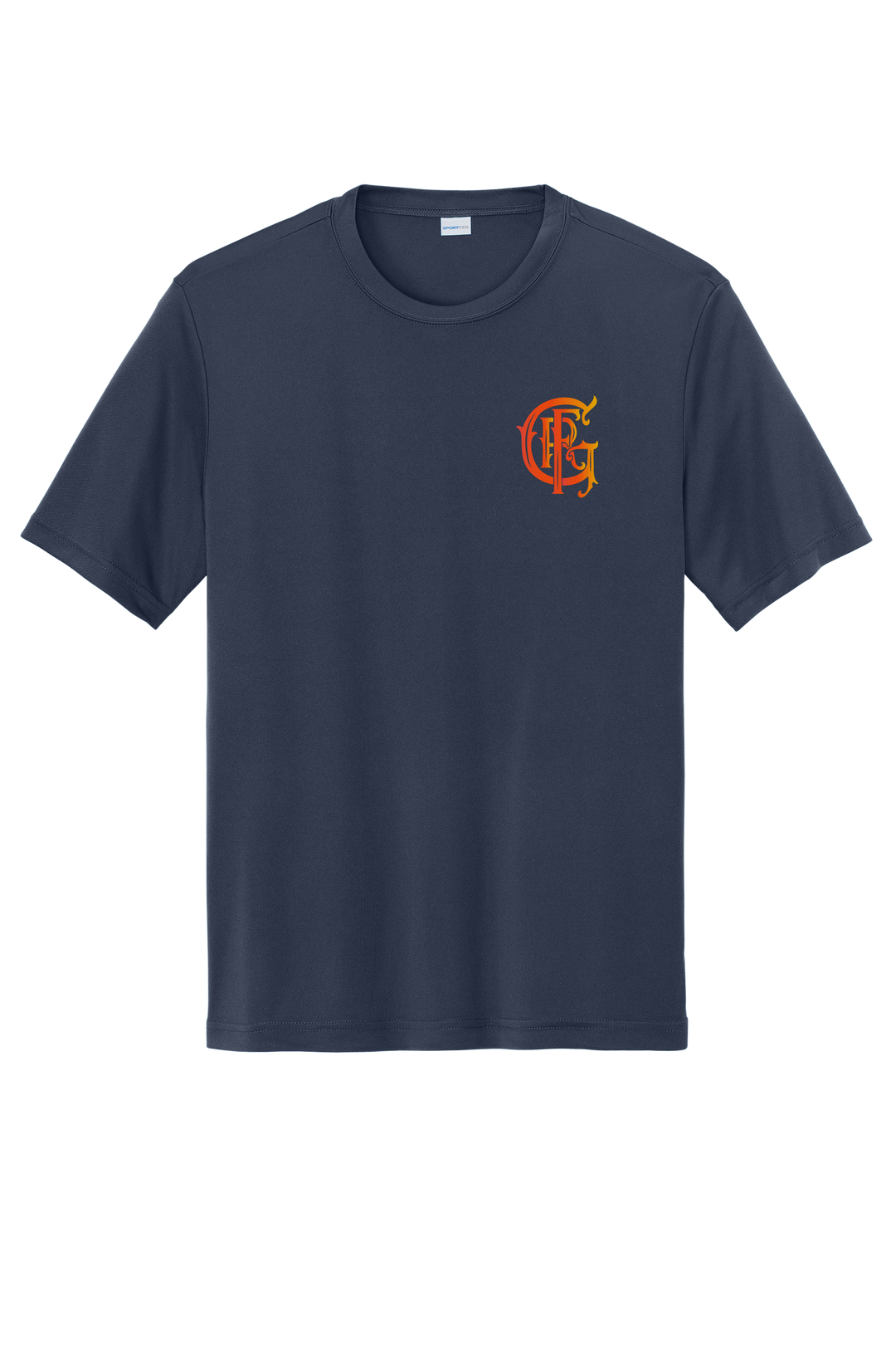 GFR R96 Bomberos Moisture Wicking 100% Poly Short Sleeve Crew Neck Navy