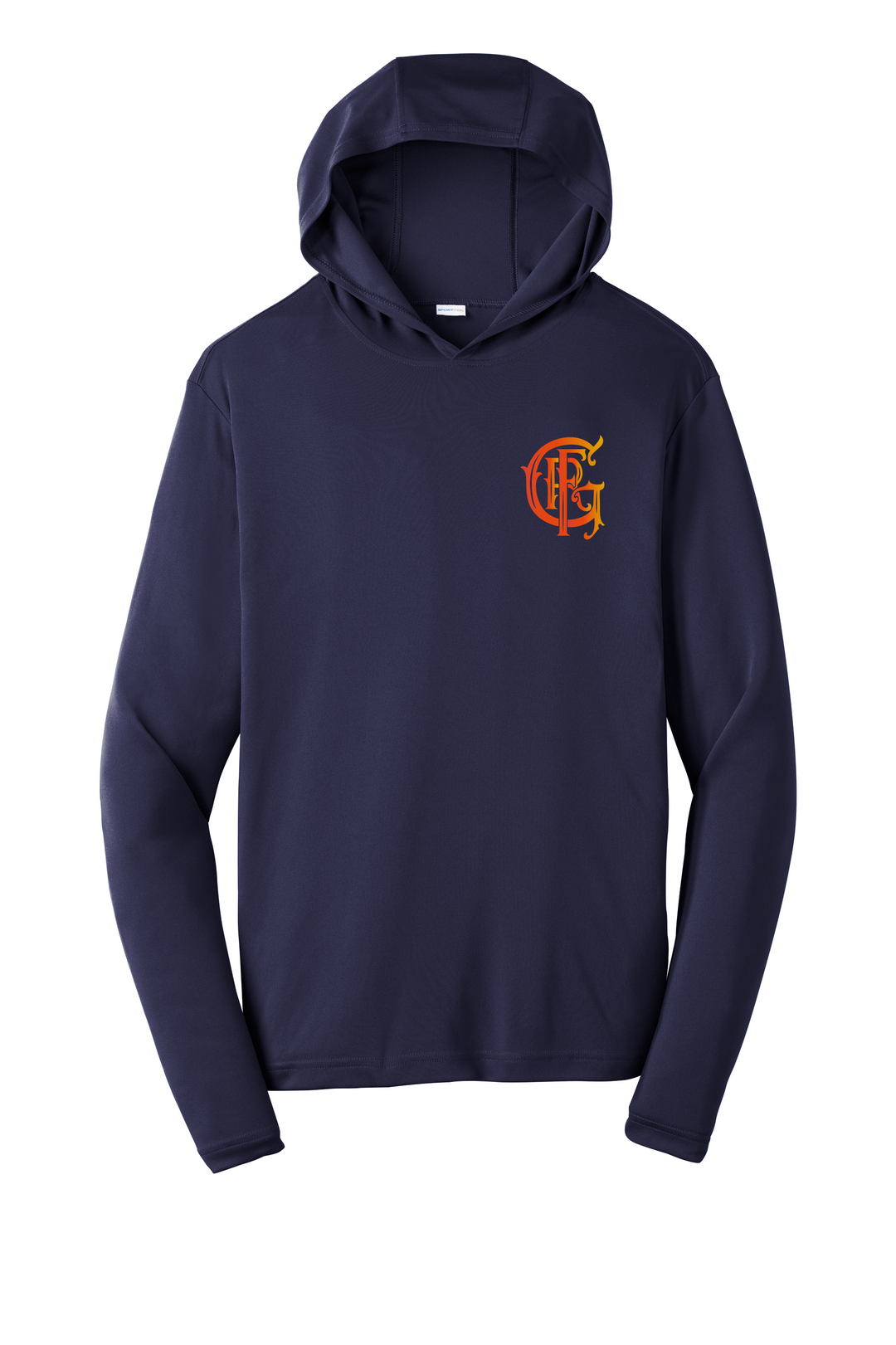 GFR R96 Bomberos Navy 100% poly  Moisture-wicking Long sleeve hoodie