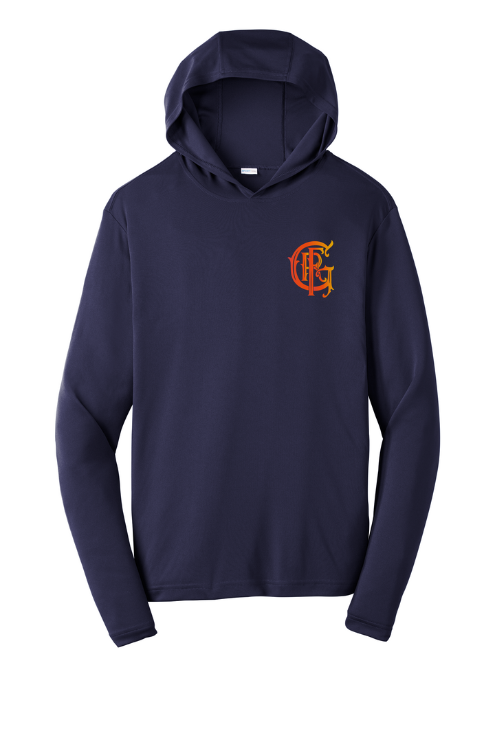 GFR R96 Bomberos Navy 100% poly  Moisture-wicking Long sleeve hoodie