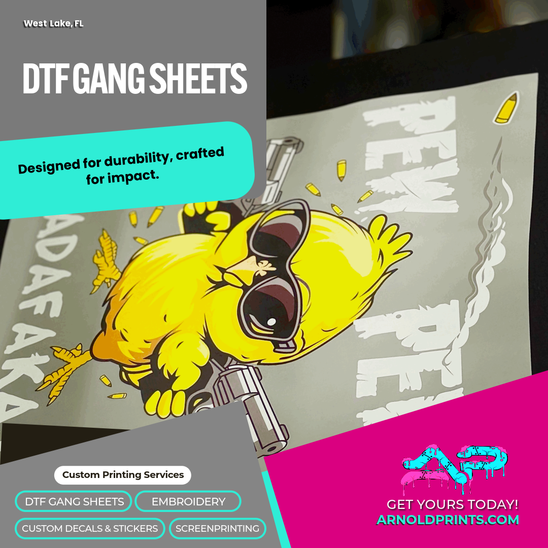 Custom DTF Gang Sheet Roll – (HOT PEEL)