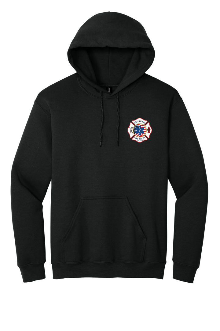 GFR R96 Flag Design Gildan Heavy Blend Hoodie Black