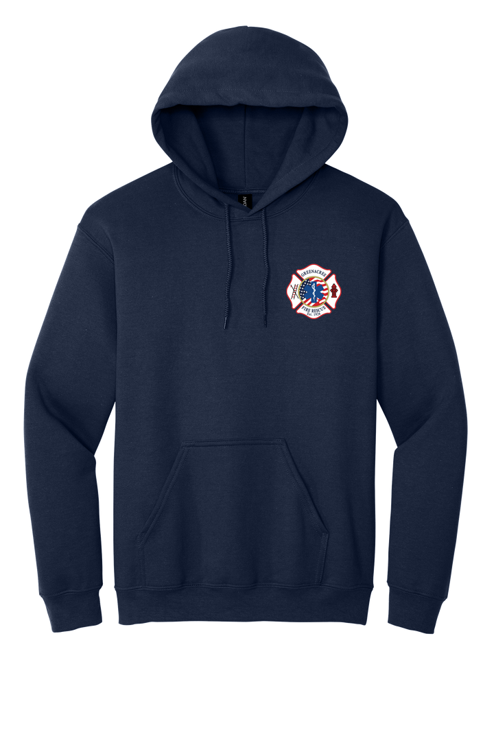 GFR R96 Flag Design Gildan Heavy Blend Hoodie Navy