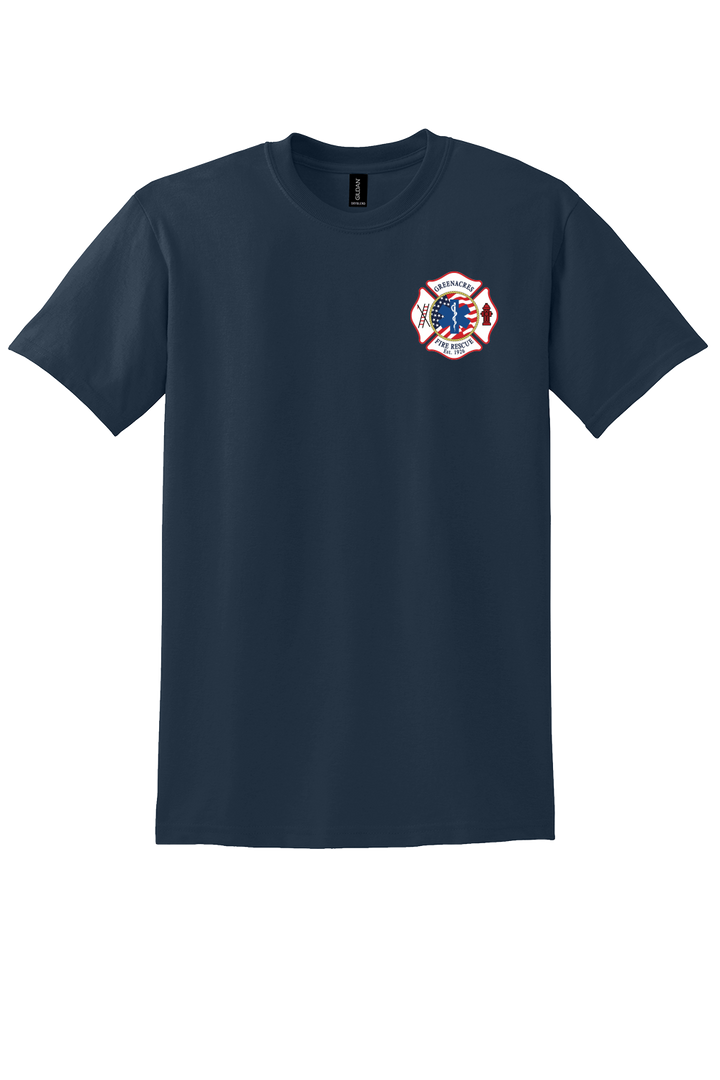 GFR R96 Flag Design Gildan DryBlend 50/50 Short Sleeve Crew Neck Navy