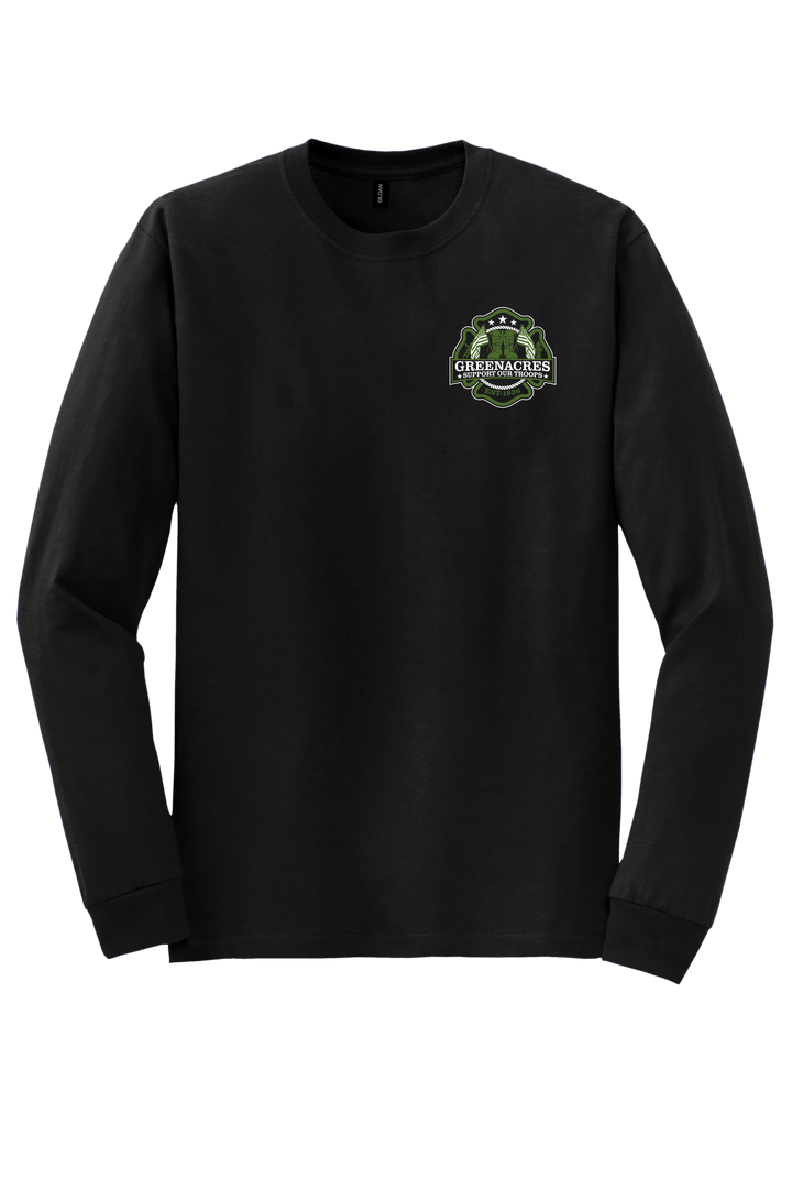 GFR Memorial Day 50/50 DryBlend Long Sleeve Crew Neck Black