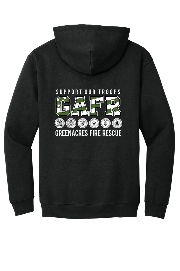 GFR Memorial Day Black Gildan Heavy Weight Hoodie with Front Pockets