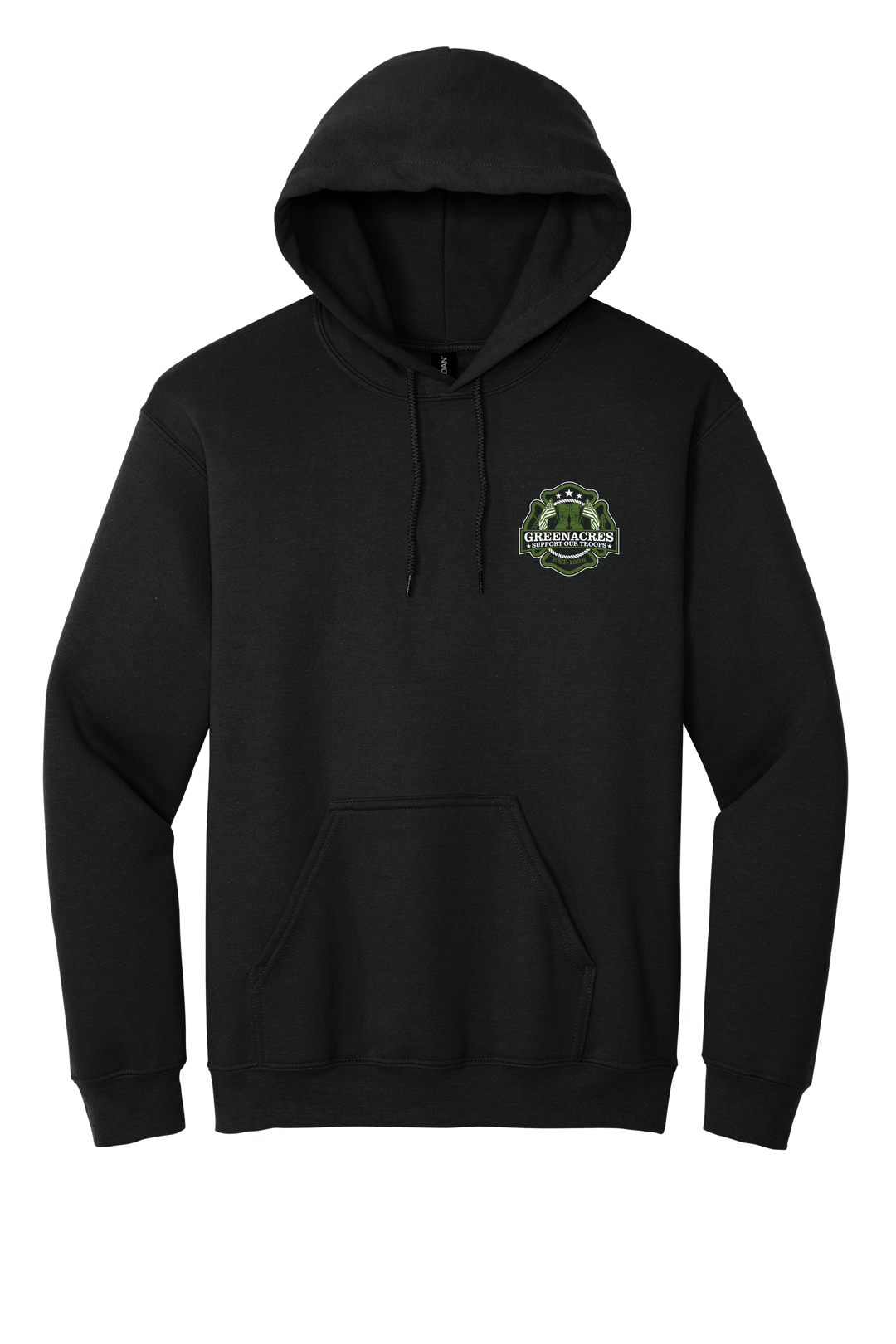 GFR Memorial Day Black Gildan Heavy Weight Hoodie with Front Pockets