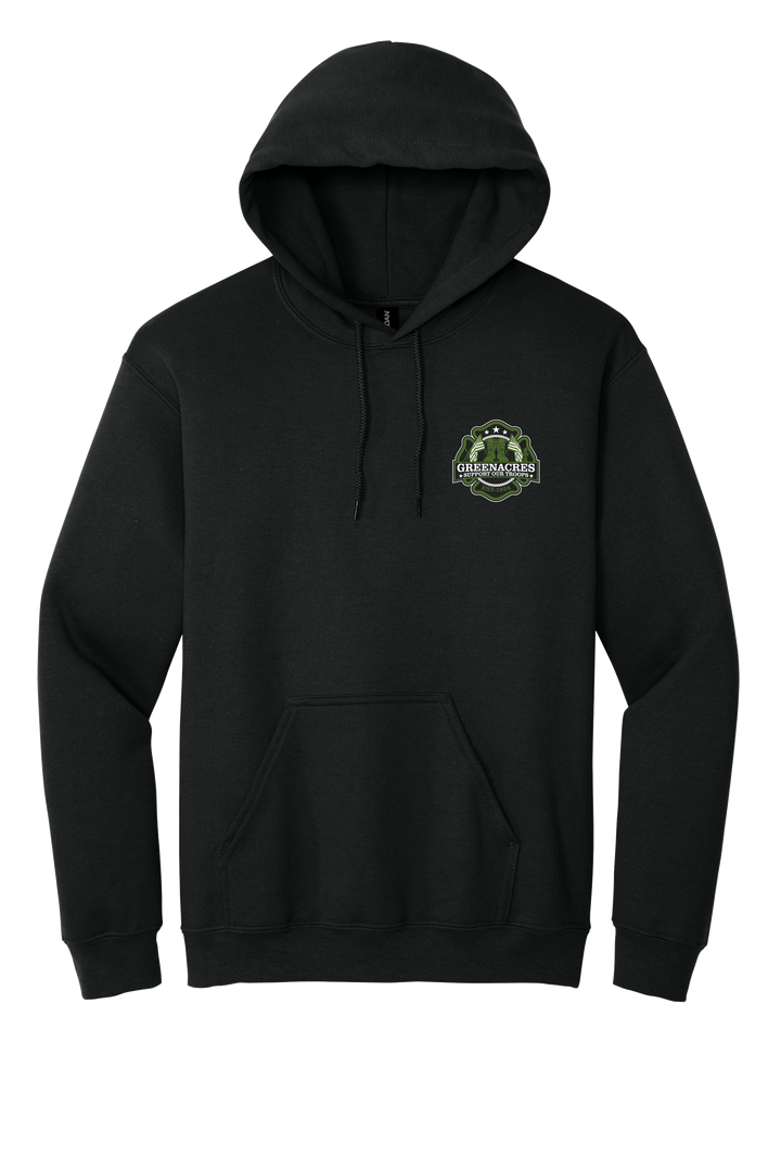 GFR Memorial Day Black Gildan Heavy Weight Hoodie with Front Pockets